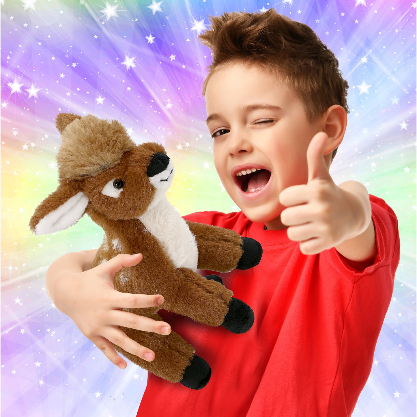 SUPER SOFT PLUSH - STANDING DEER SMALL