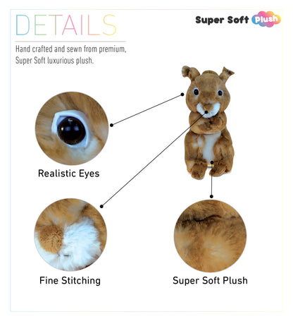 SUPER SOFT PLUSH - SQUIRREL