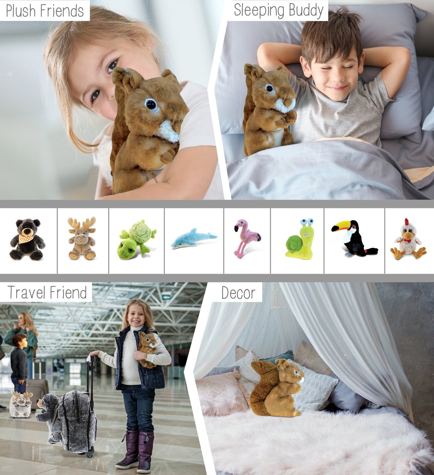 SUPER SOFT PLUSH - SQUIRREL
