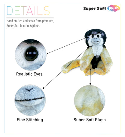 SUPER SOFT PLUSH - SQUIRREL MONKEY