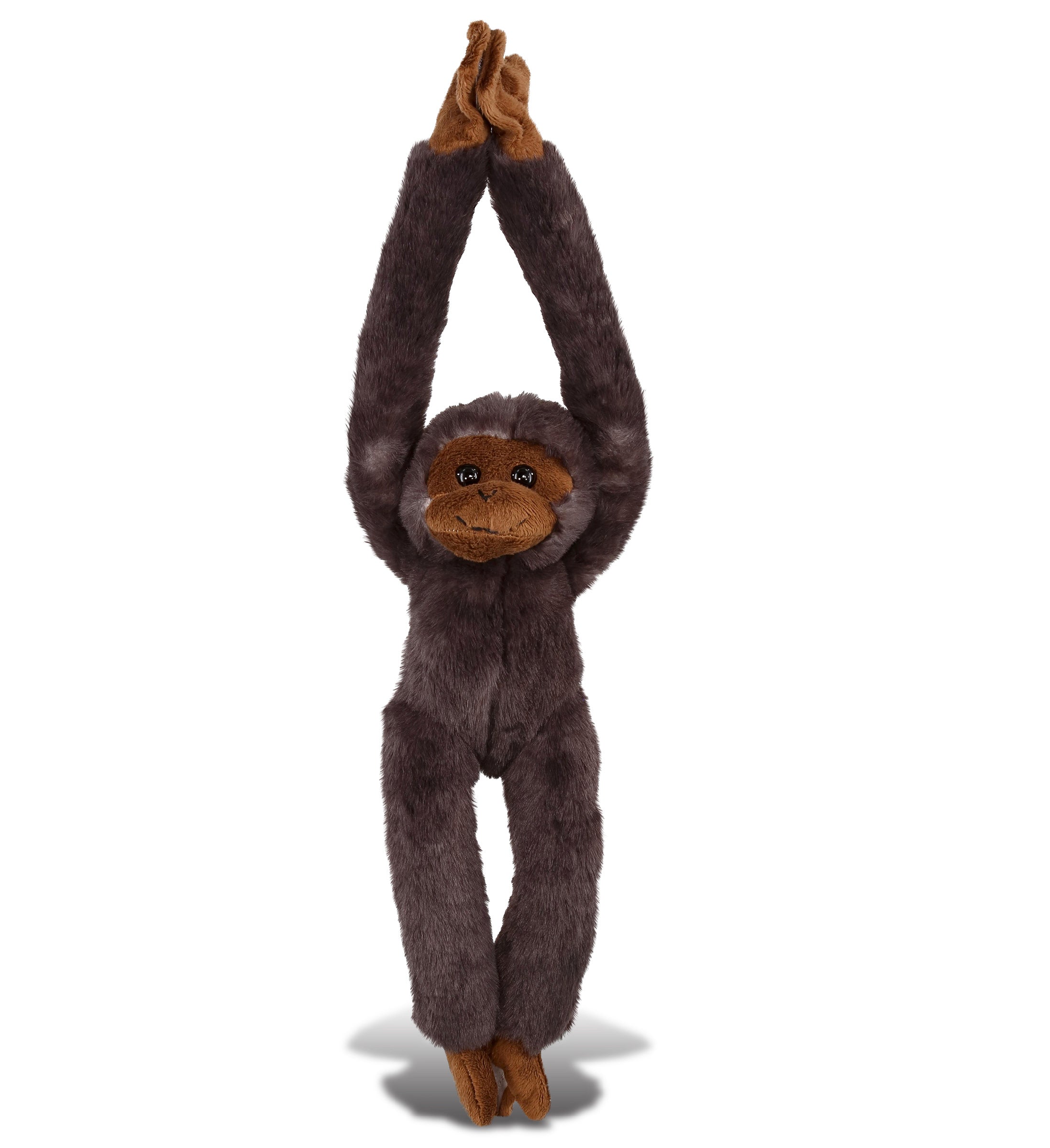 SUPER SOFT PLUSH - LONG ARM HANGING BLACK CAPUCHIN MONKEY