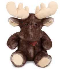 SUPER SOFT PLUSH - BROWNISH SITTING MOOSE