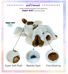 SUPER SOFT PLUSH - LYING DOG
