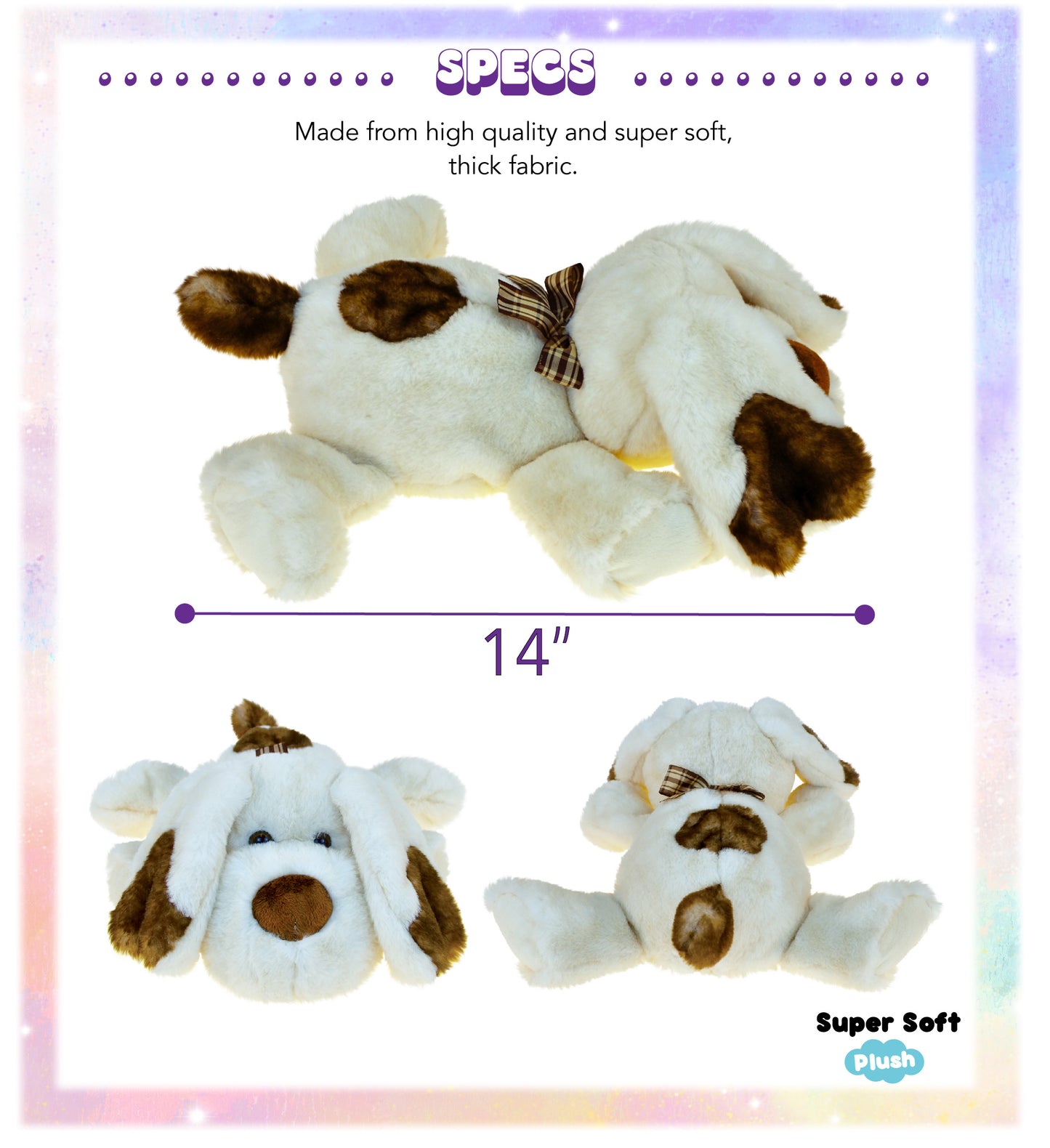SUPER SOFT PLUSH - LYING DOG