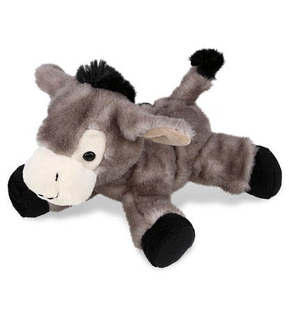 SUPER SOFT PLUSH - LYING GREY DONKEY