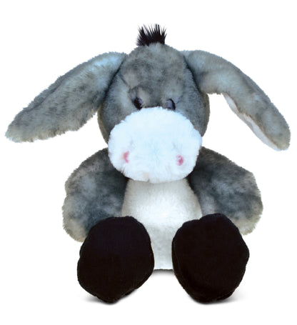 SUPER SOFT PLUSH - SITTING GREY DONKEY