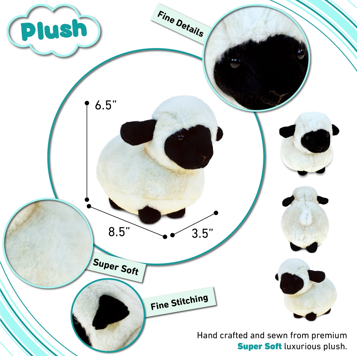SUPER SOFT PLUSH - VALAIS BLACKNOSE SHEEP