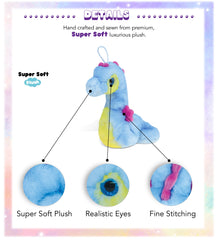SUPER SOFT PLUSH - BLUE SEAHORSE