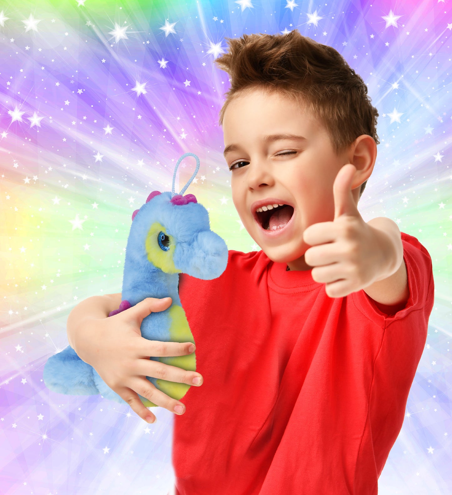SUPER SOFT PLUSH - BLUE SEAHORSE