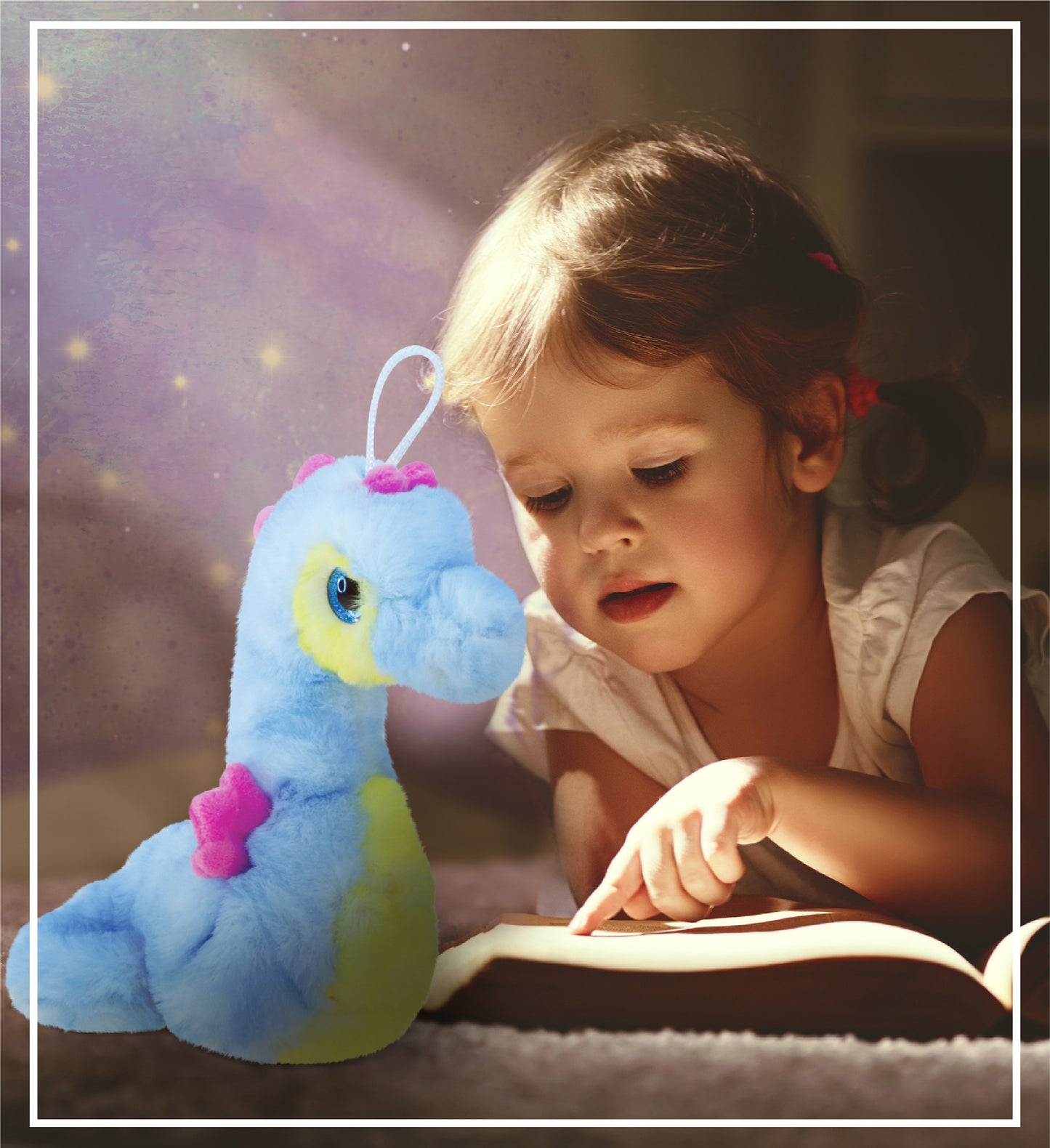 SUPER SOFT PLUSH - BLUE SEAHORSE