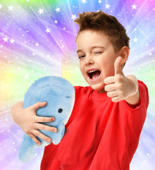 SUPER SOFT PLUSH - BLUE WHALE