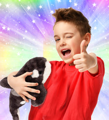SUPER SOFT PLUSH - WILD KILLER WHALE SMALL
