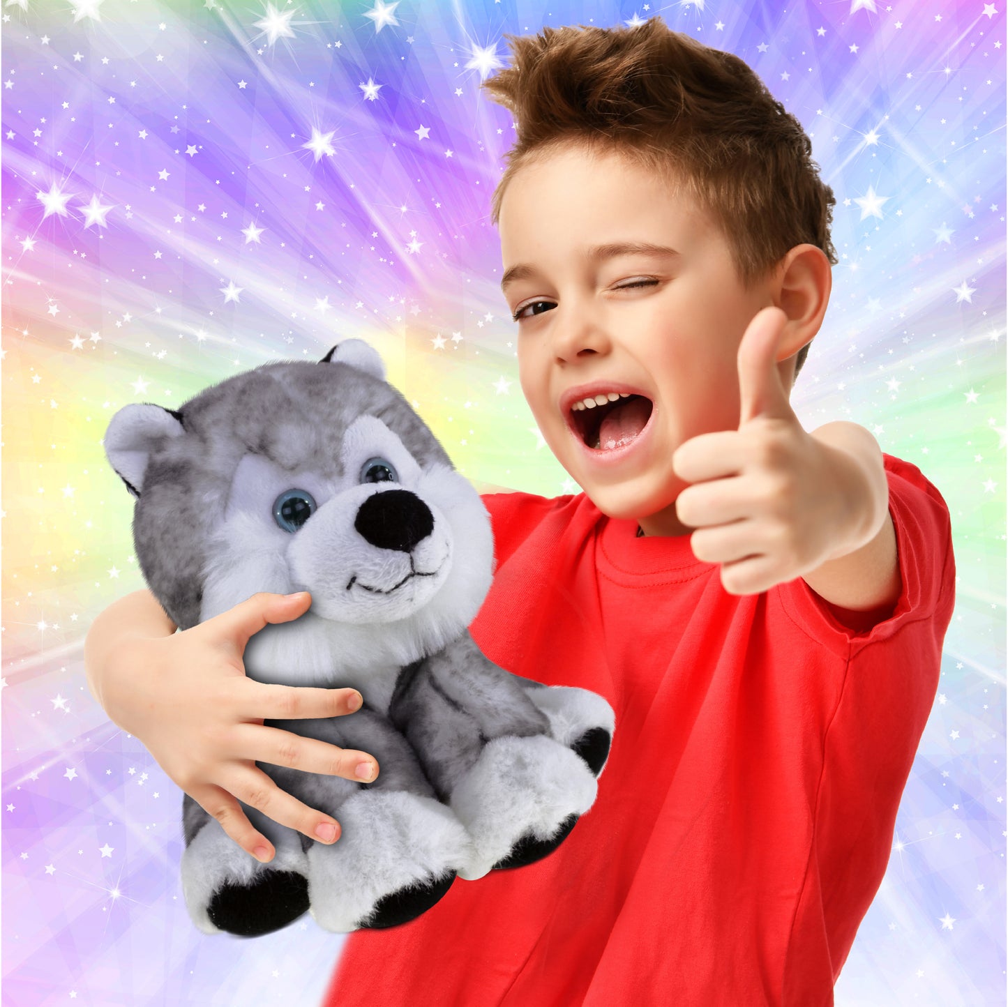 SUPER SOFT PLUSH - FLOPPY HUSKY