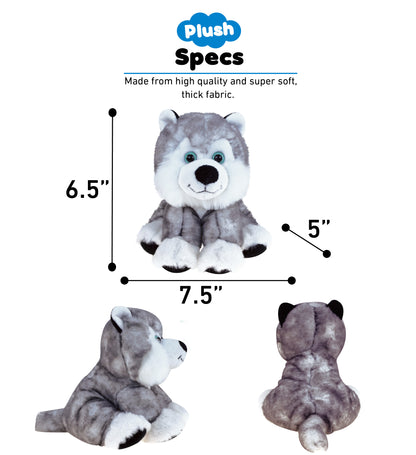 SUPER SOFT PLUSH - FLOPPY HUSKY