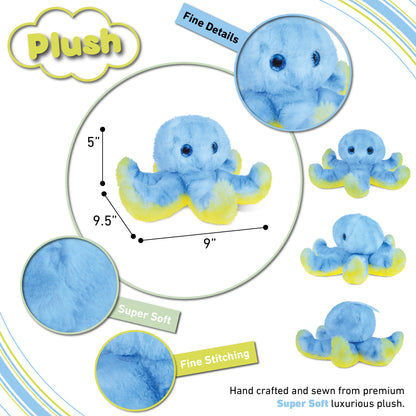 SUPER SOFT PLUSH - BLUE OCTOPUS