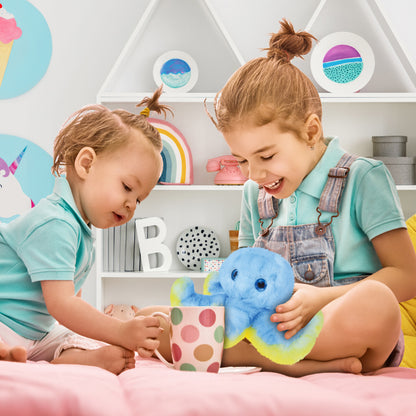 SUPER SOFT PLUSH - BLUE OCTOPUS