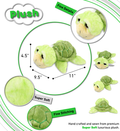 SUPER SOFT PLUSH - GREEN SEA TURTLE LARGE
