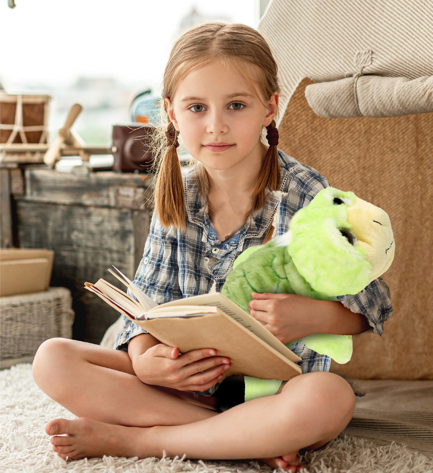 SUPER SOFT PLUSH - GREEN SEA TURTLE LARGE