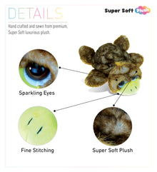 SUPER SOFT PLUSH - BROWN SEA TURTLE LARGE