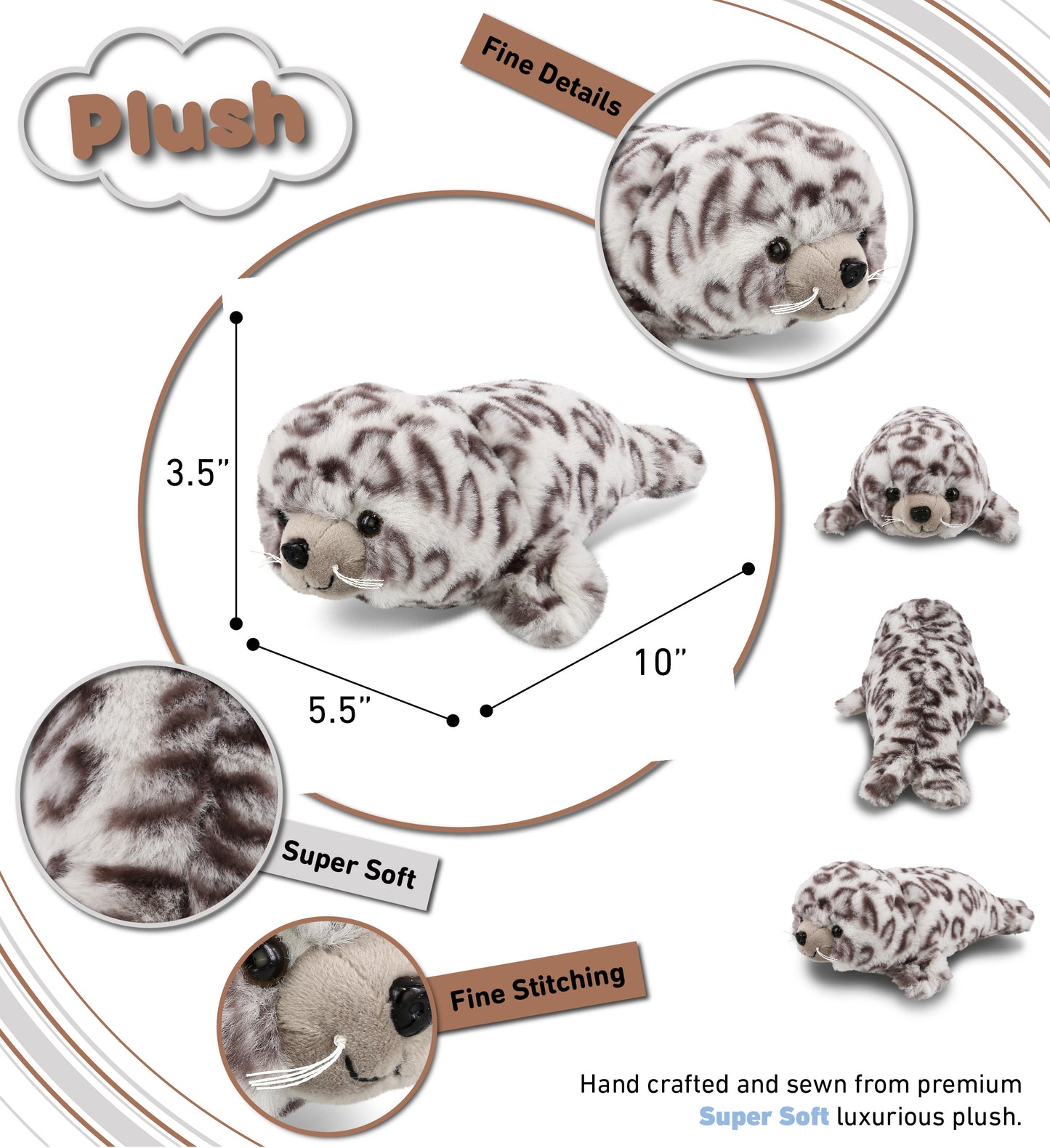 SUPER-SOFT PLUSH - SEAL 10"