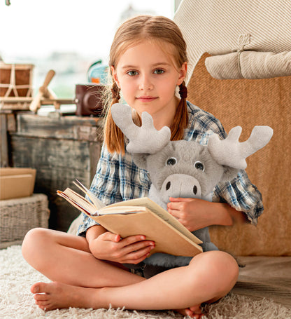 SUPER-SOFT PLUSH - SQUAT REINDEER 8.5"