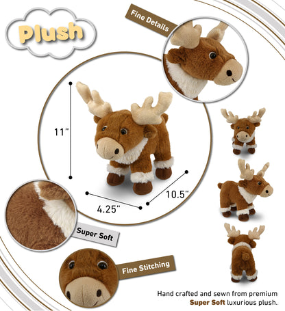 SUPER-SOFT PLUSH - STANDING REINDEER 11"