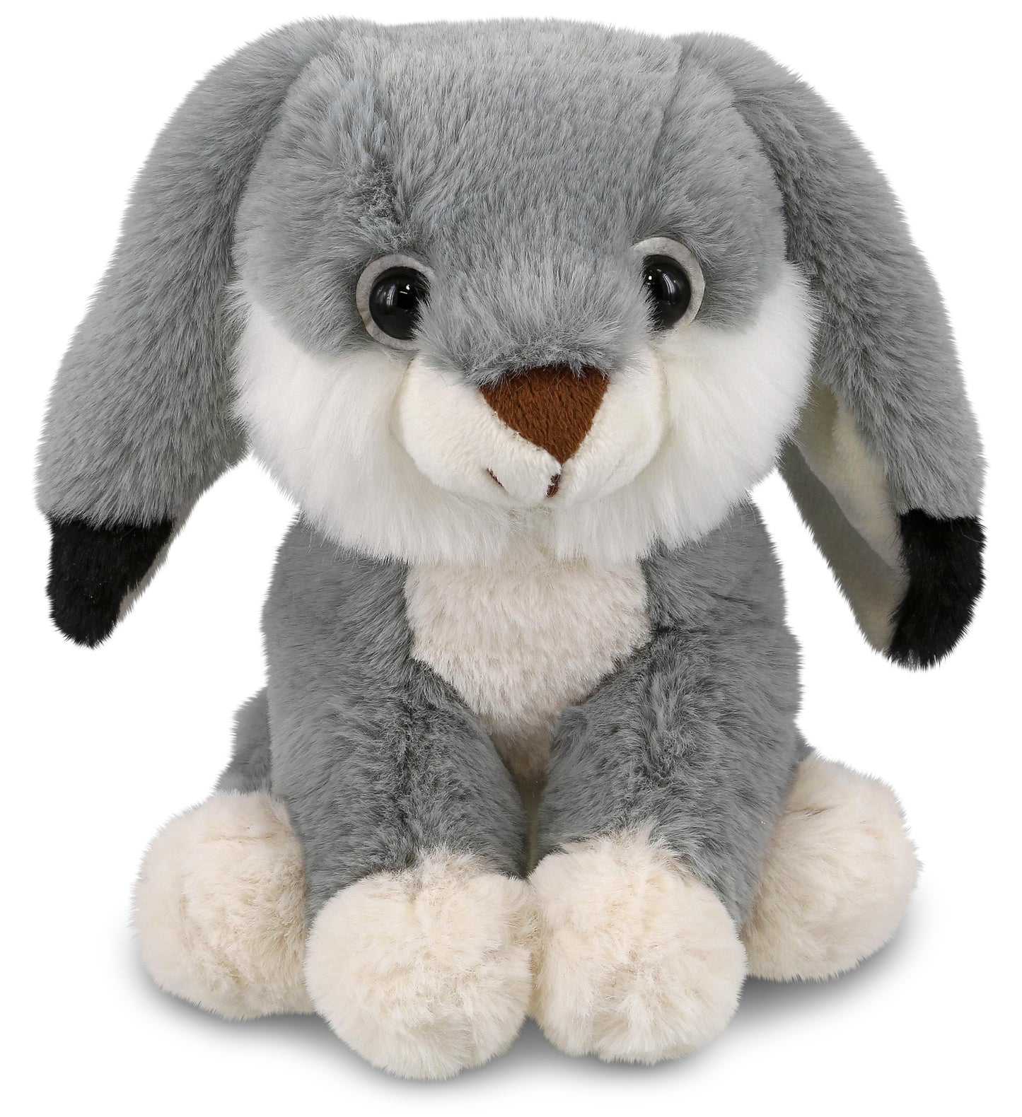SUPER-SOFT PLUSH - GREY RABBIT 7"