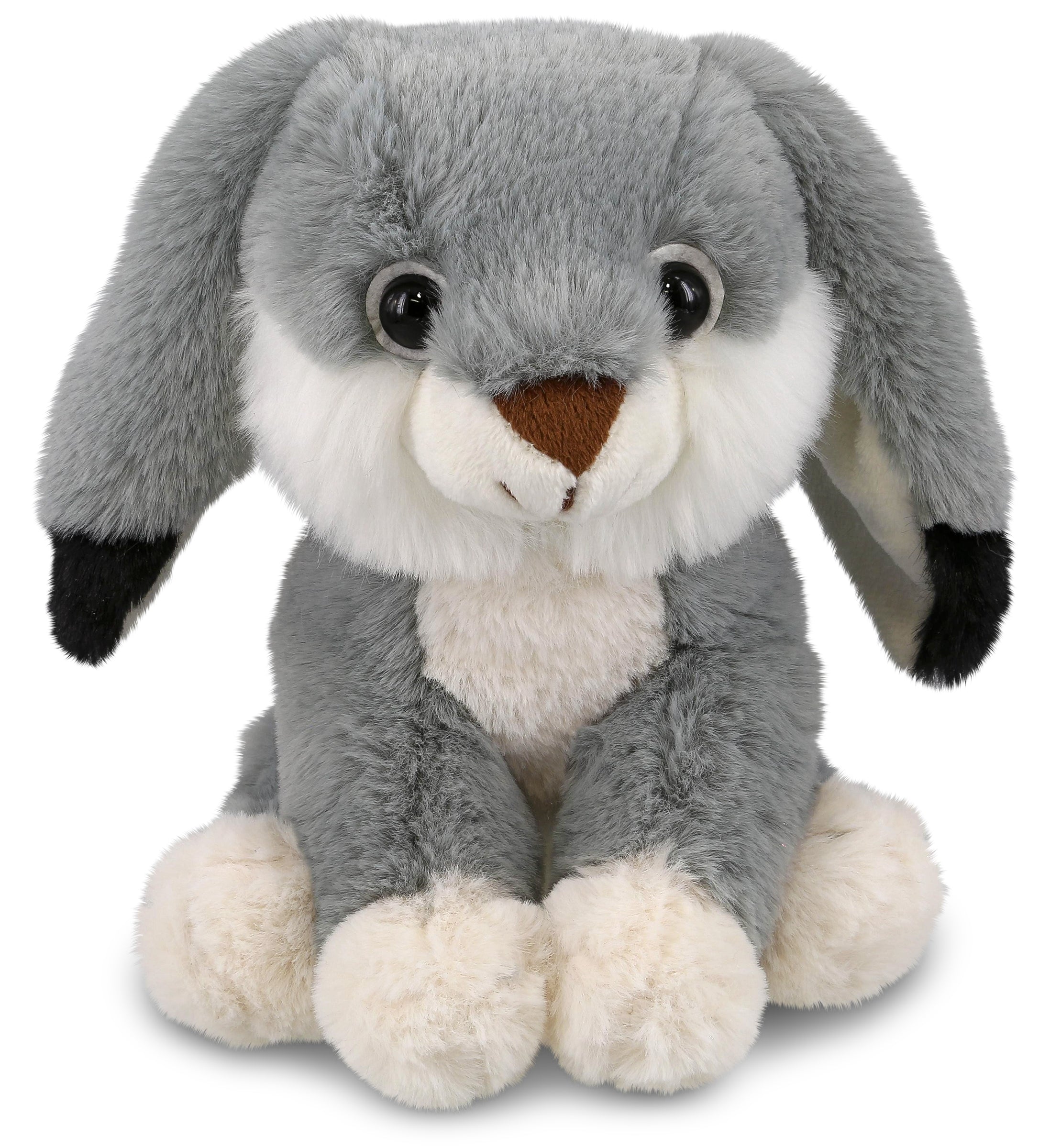 SUPER-SOFT PLUSH - GREY RABBIT 7"