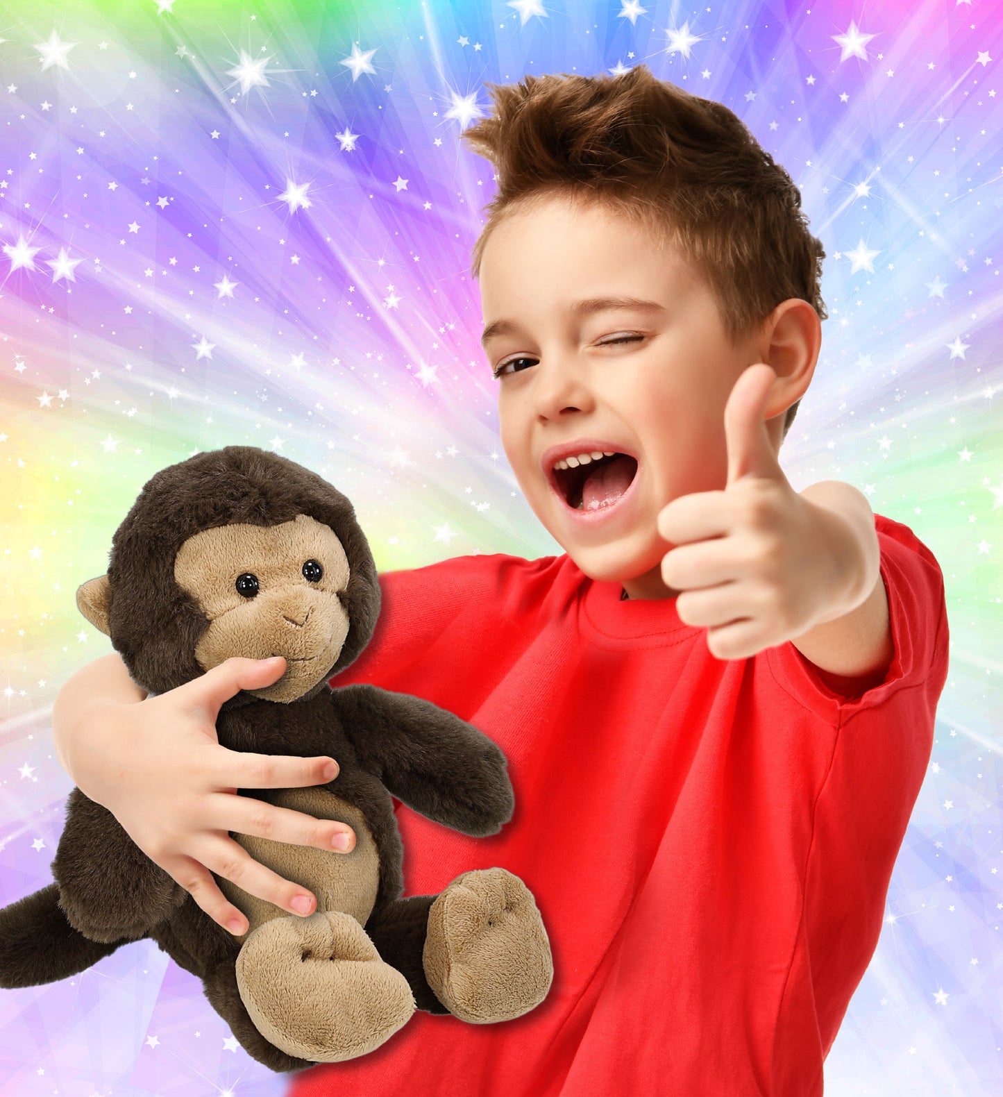 SUPER-SOFT PLUSH - MONKEY 9"