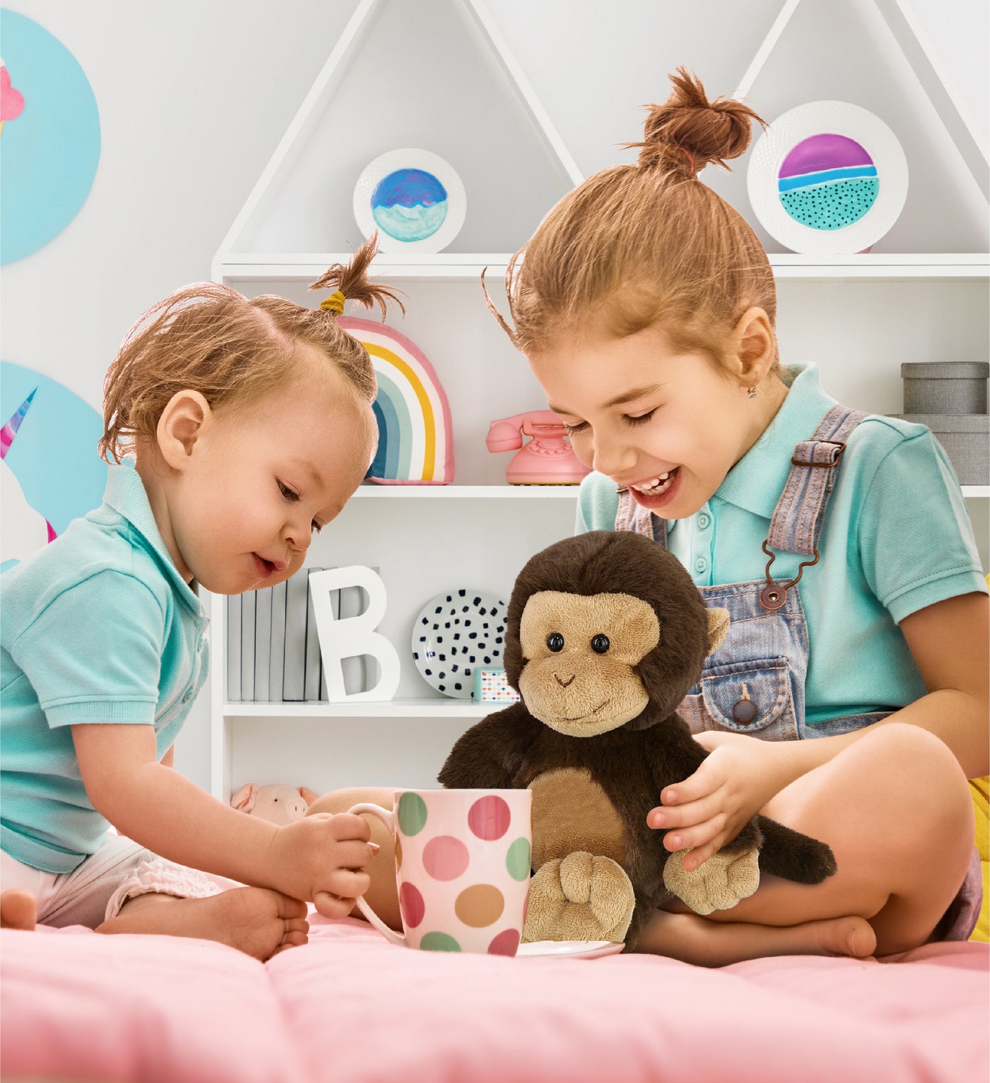 SUPER-SOFT PLUSH - MONKEY 9"