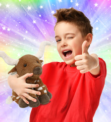 SUPER SOFT PLUSH - FLOPPY LONGHORN 10"