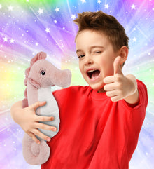 SUPER-SOFT PLUSH - ROSE SEAHORSE 12"