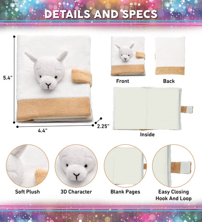 PLUSH NOTEBOOK - LLAMA