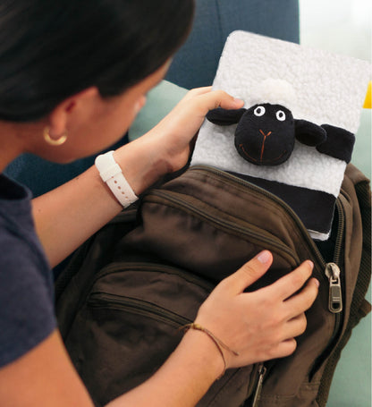 PLUSH NOTEBOOK - BLACK NOSE SHEEP