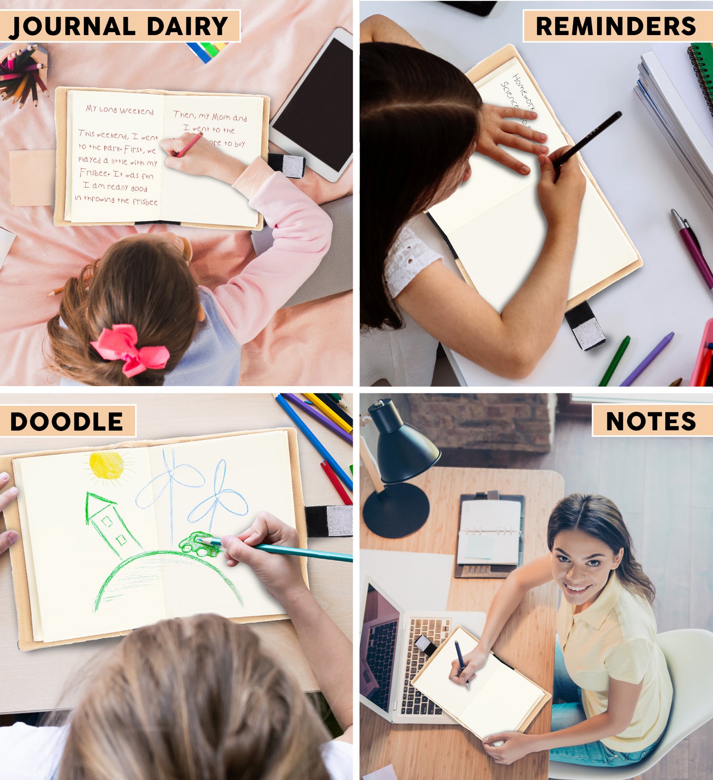 PLUSH NOTEBOOK - PUG DOG
