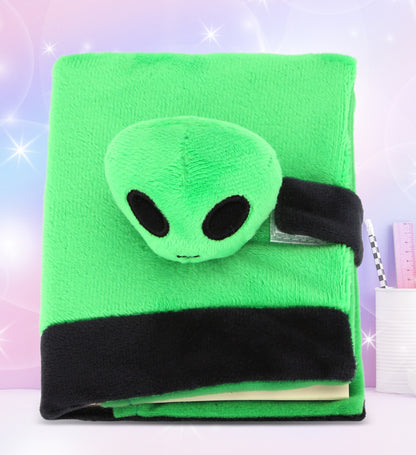 PLUSH NOTEBOOK - ALIEN