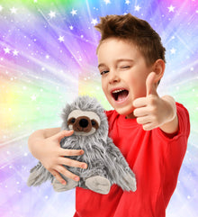 SUPER-SOFT PLUSH - GREY SLOTH 7"