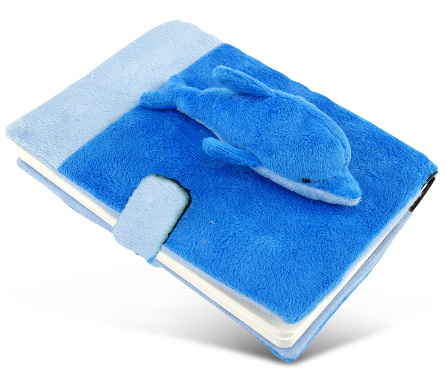 PLUSH NOTEBOOK - DOLPHIN