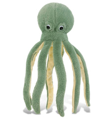 SUPER-SOFT PLUSH - GREEN OCTOPUS 15"