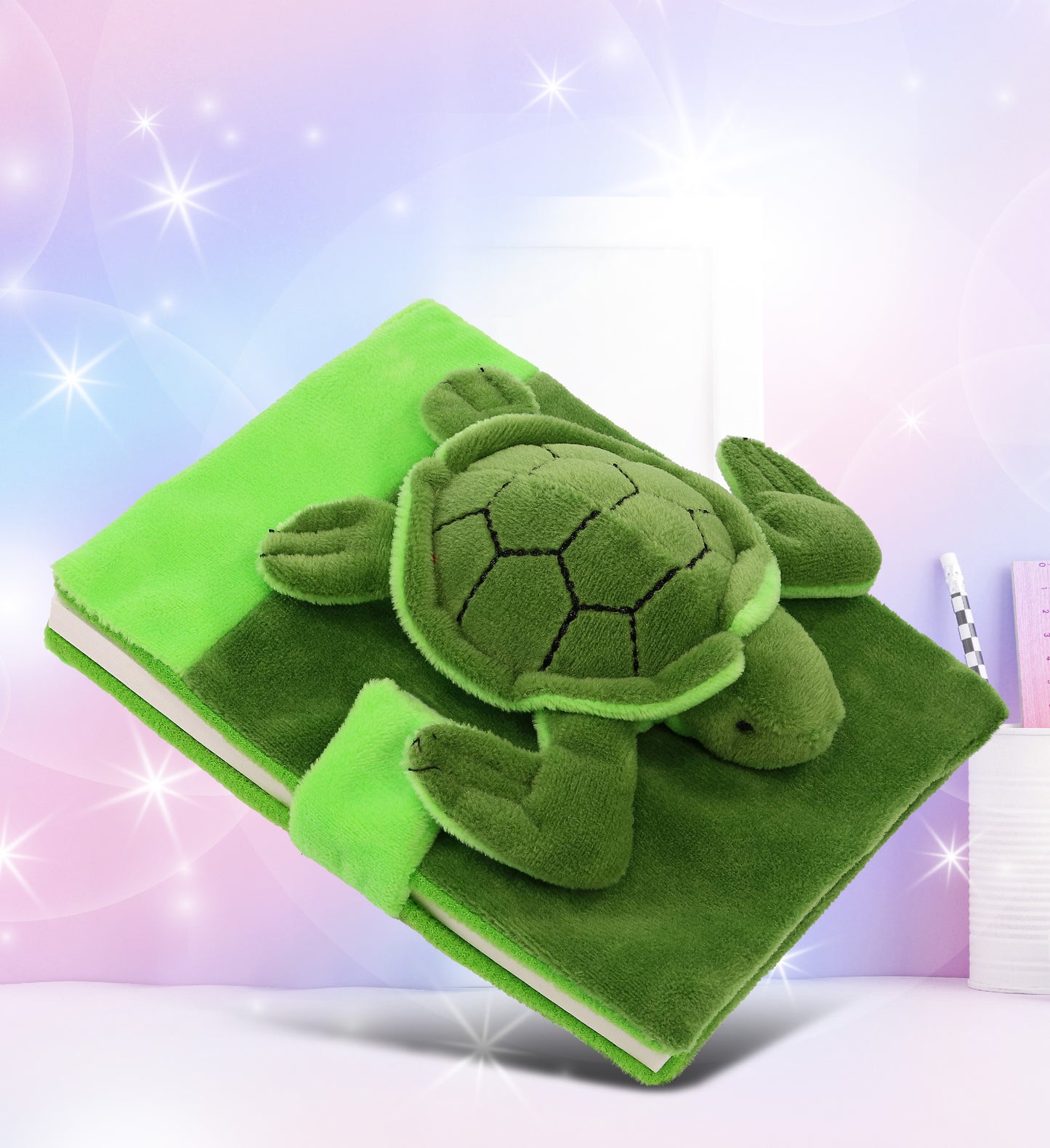 PLUSH NOTEBOOK - SEA TURTLE