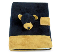PLUSH NOTEBOOK - BLACK BEAR