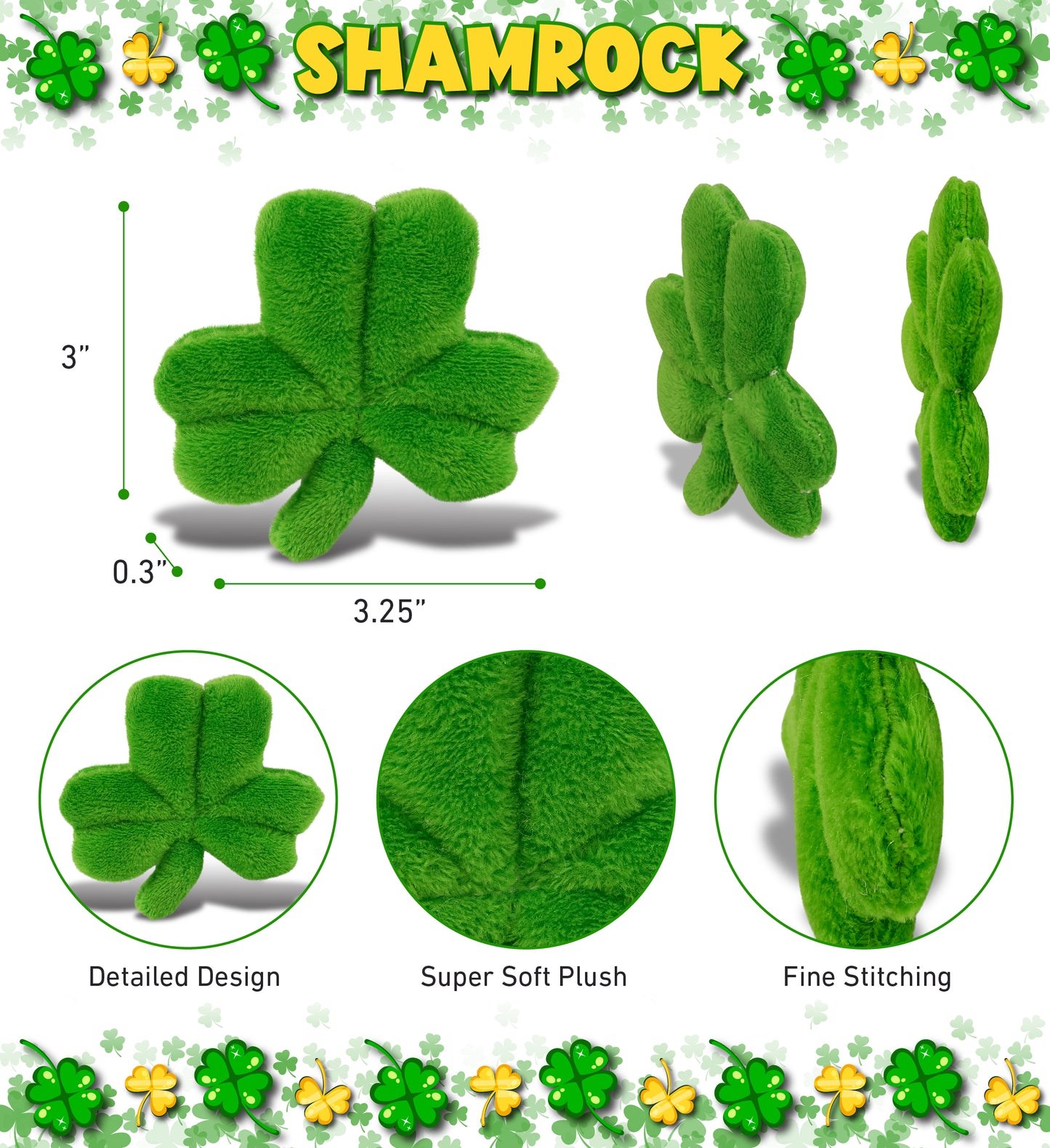 PLUSH - SMALL SHAMROCK