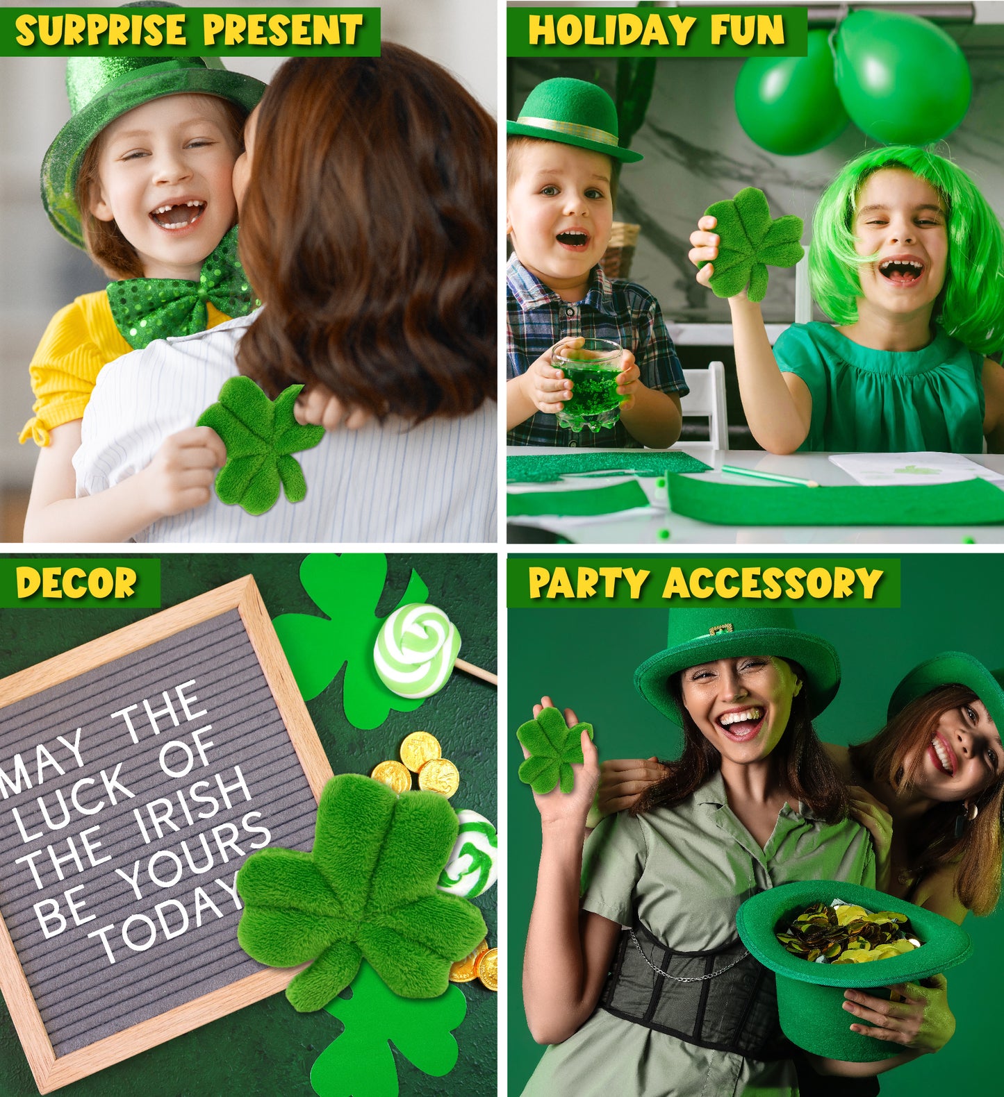 PLUSH - LARGE SHAMROCK