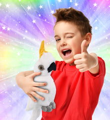 SUPER-SOFT PLUSH - COCKATOO 10"