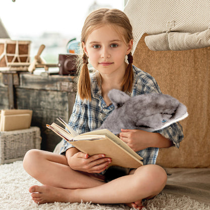 SUPER SOFT PLUSH - GREY DOLPHIN 12.5 INCH