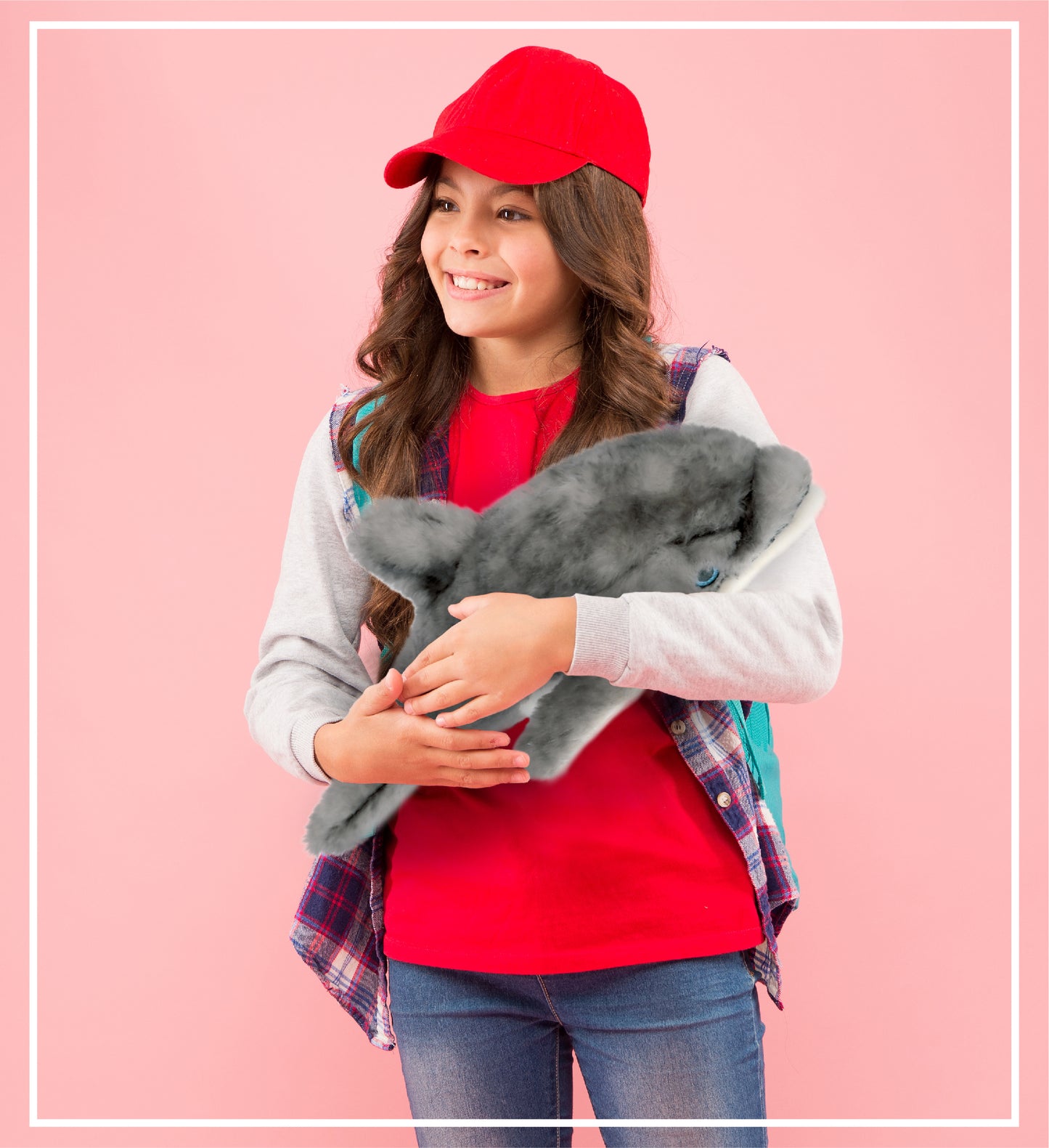 SUPER SOFT PLUSH - GREY DOLPHIN 16.5 INCH