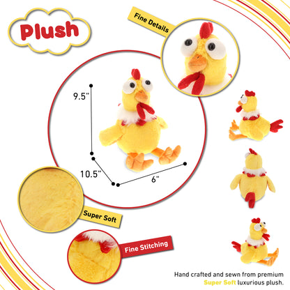 SUPER SOFT PLUSH - YELLOW ROOSTER