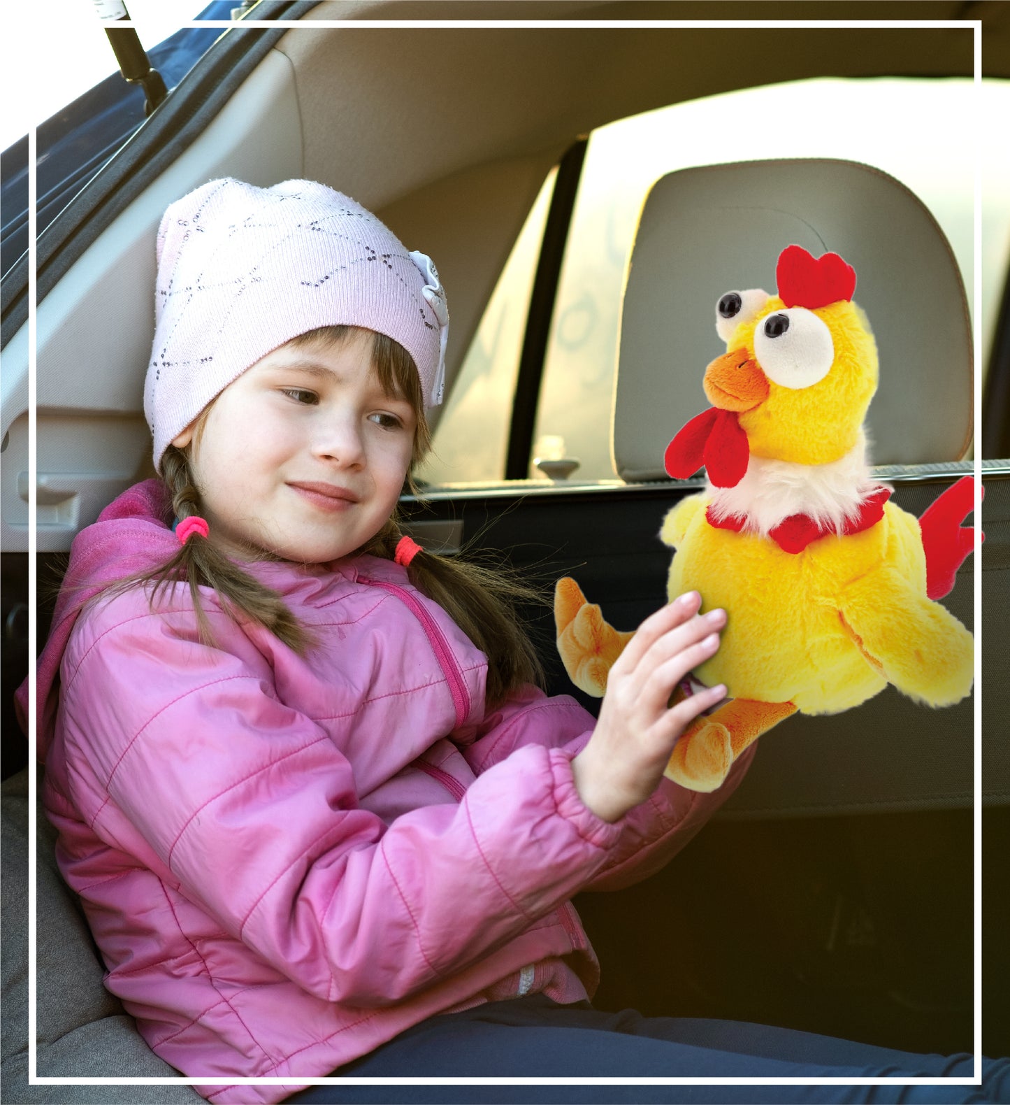SUPER SOFT PLUSH - YELLOW ROOSTER