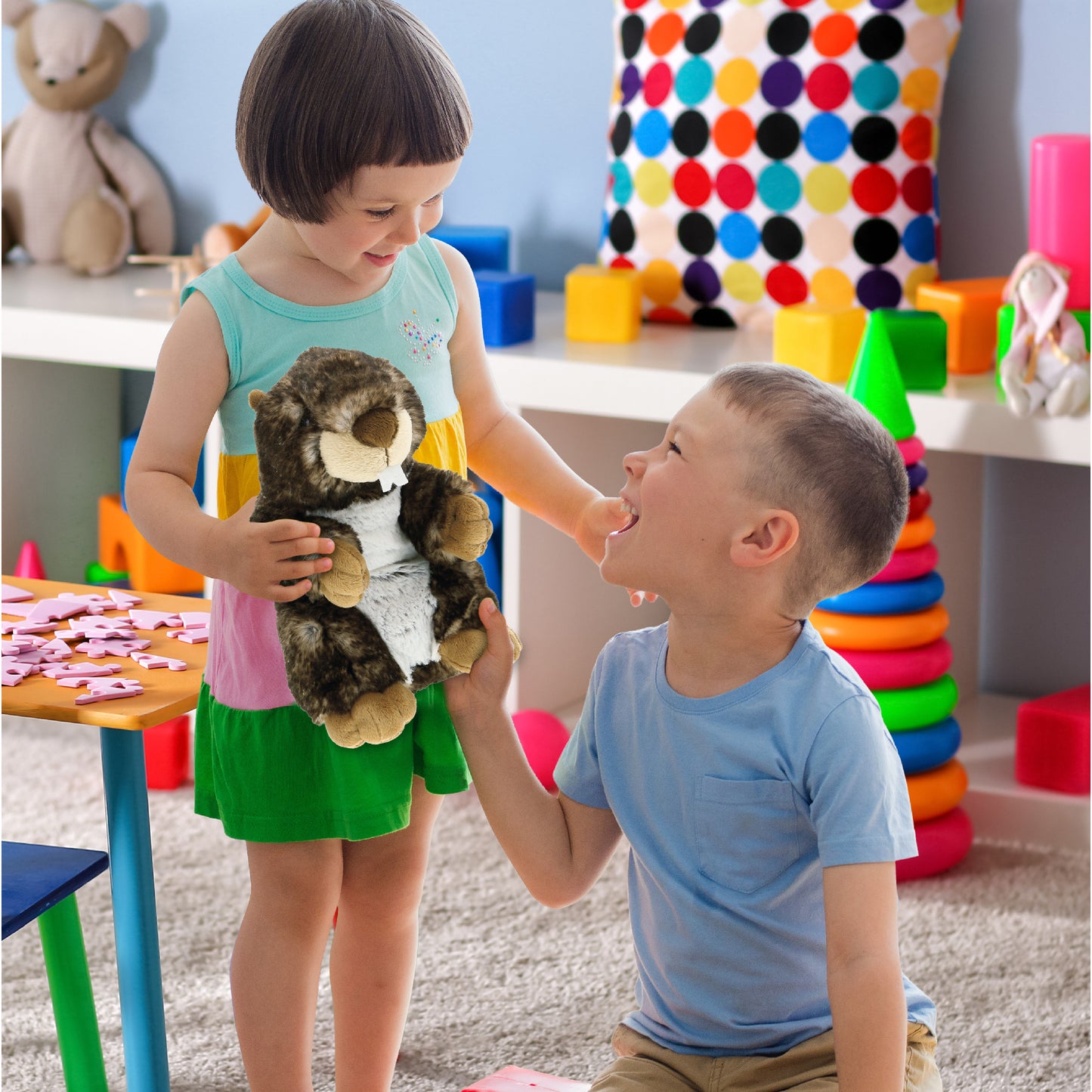 SUPER SOFT PLUSH - STANDING MARMOT