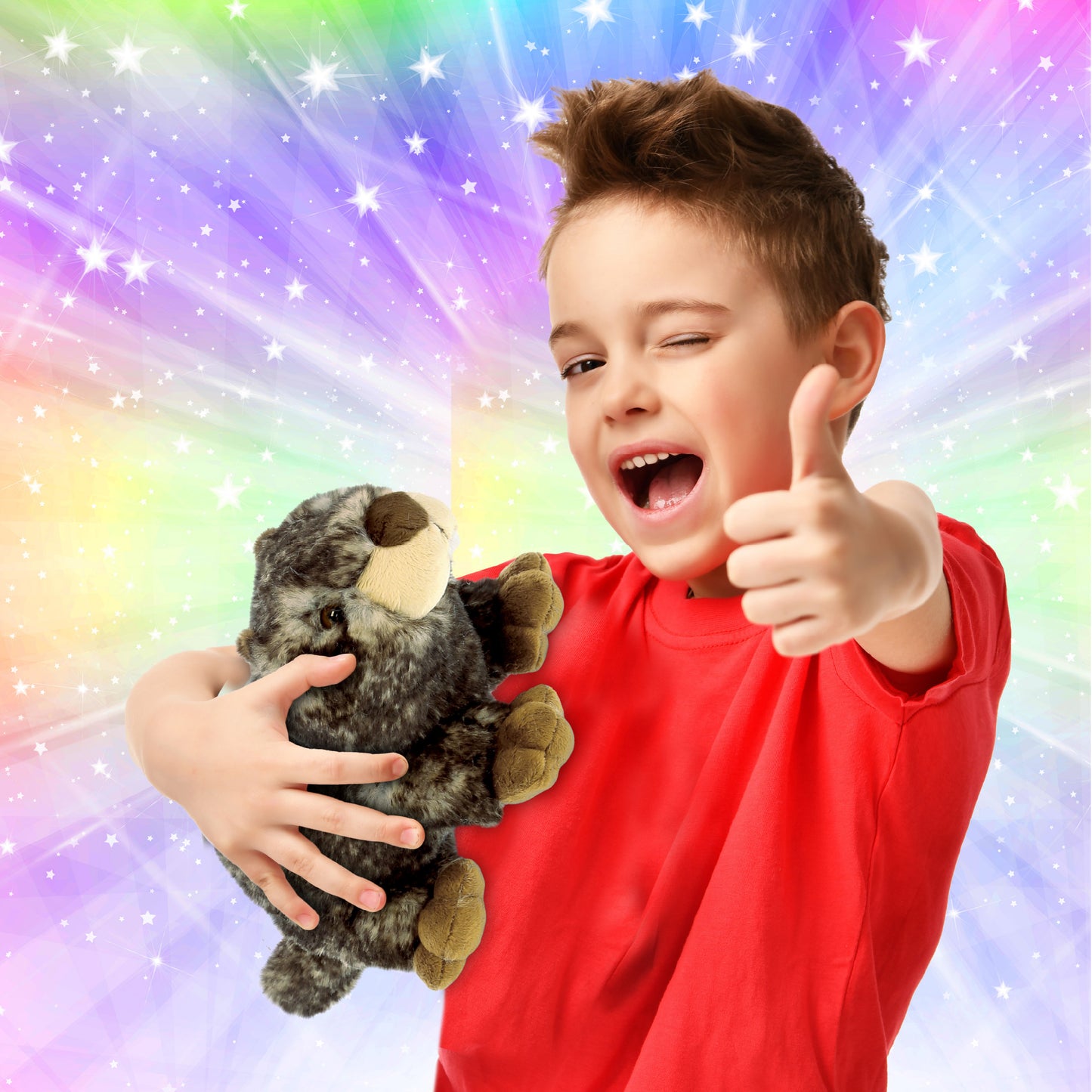 SUPER SOFT PLUSH - LYING MARMOT